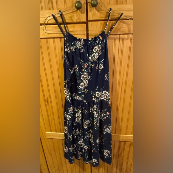 Nine Britton Navy Floral Midi Dress - Picture 1 of 5